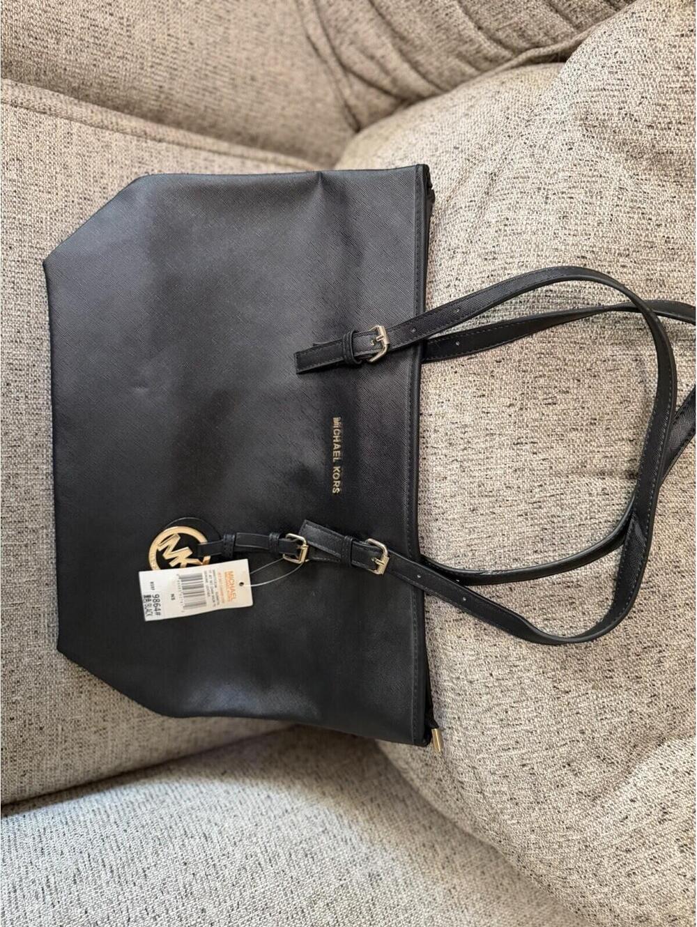 Michael Kors Black Leather Bag